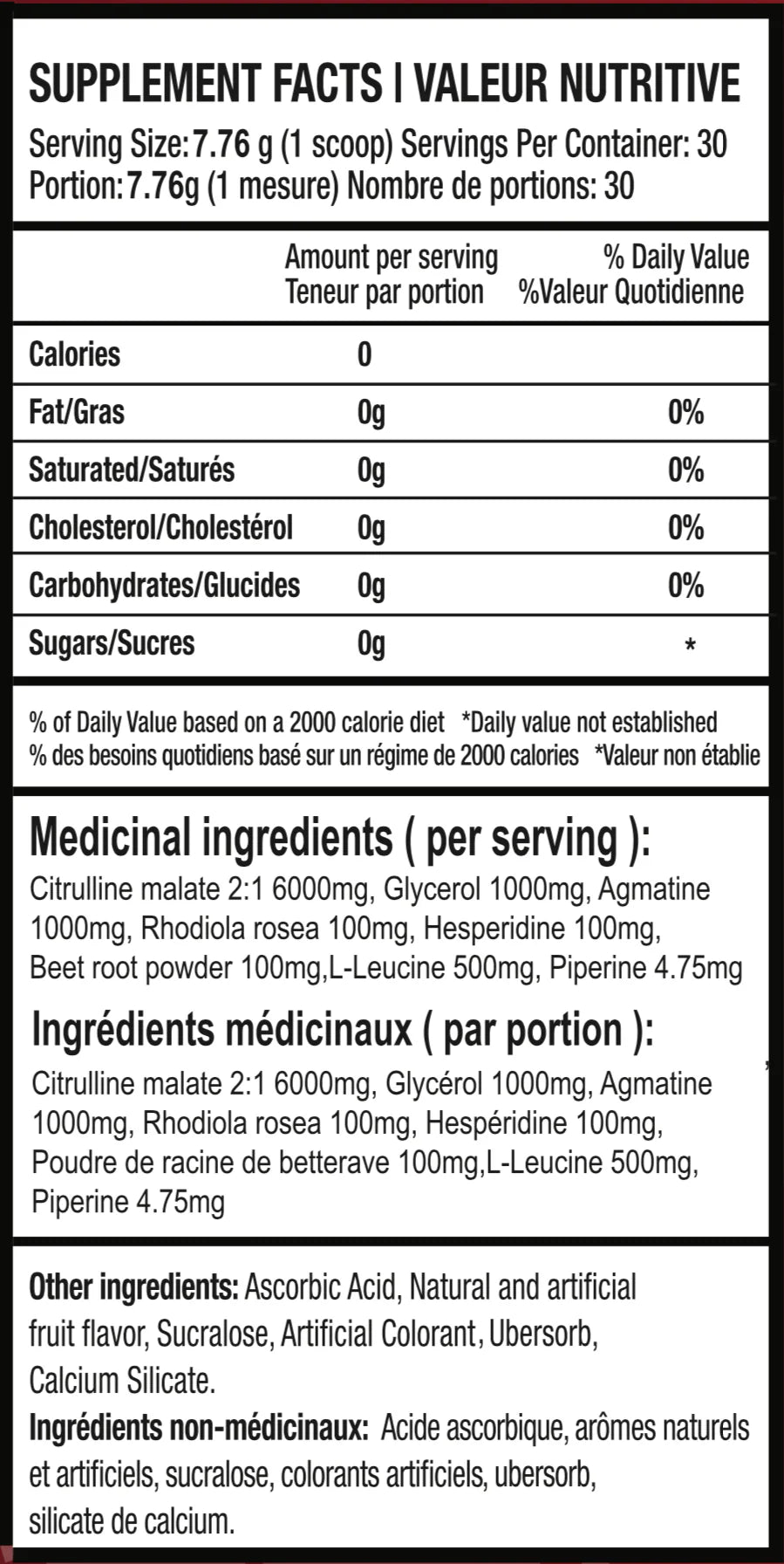 ETERNAL PUMP PRE-WORKOUT